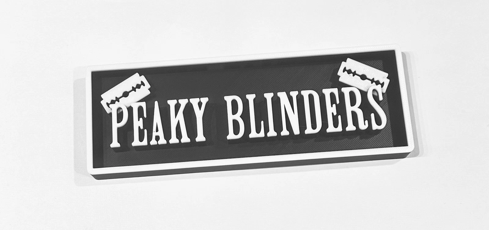 Decorative The Peaky Blinders Logo Sign Display Cinema small 17.5cm Large 22cm