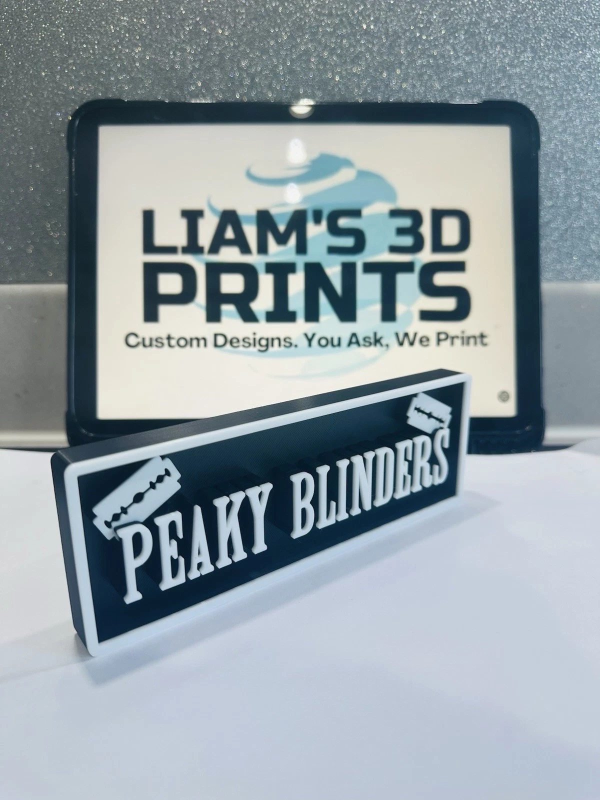 Decorative The Peaky Blinders Logo Sign Display Cinema small 17.5cm Large 22cm