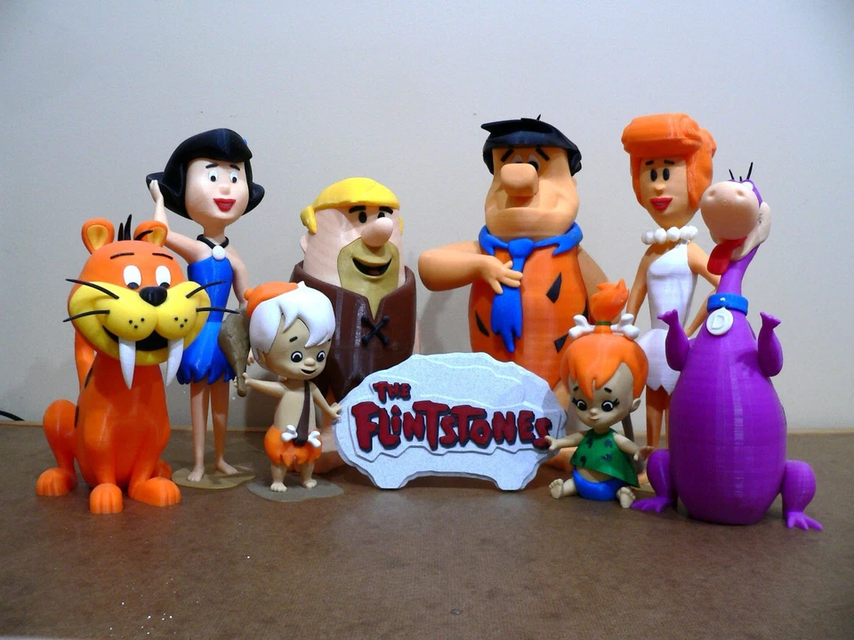 Decorative The Flintstones Cartoon Logo Room Sign Display