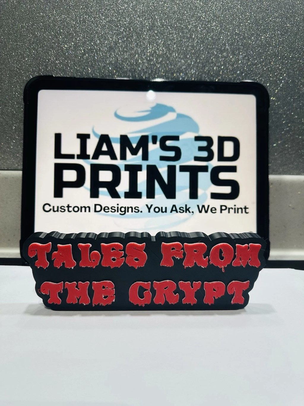 Decorative Tales From The Crypt Film Self Standing logo display pops Room Horror