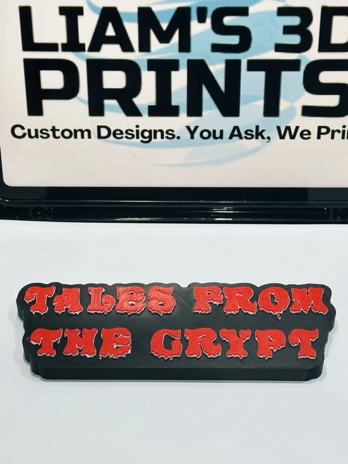 Decorative Tales From The Crypt Film Self Standing logo display pops Room Horror