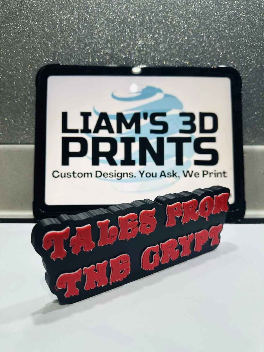 Decorative Tales From The Crypt Film Self Standing logo display pops Room Horror