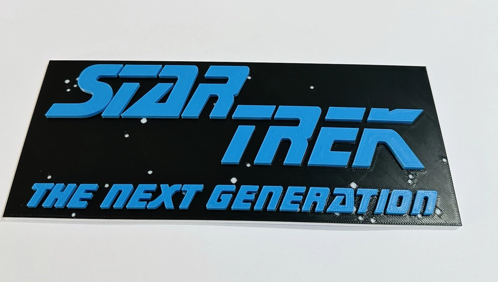 Decorative Star Trek logo Sign Display Wall Room