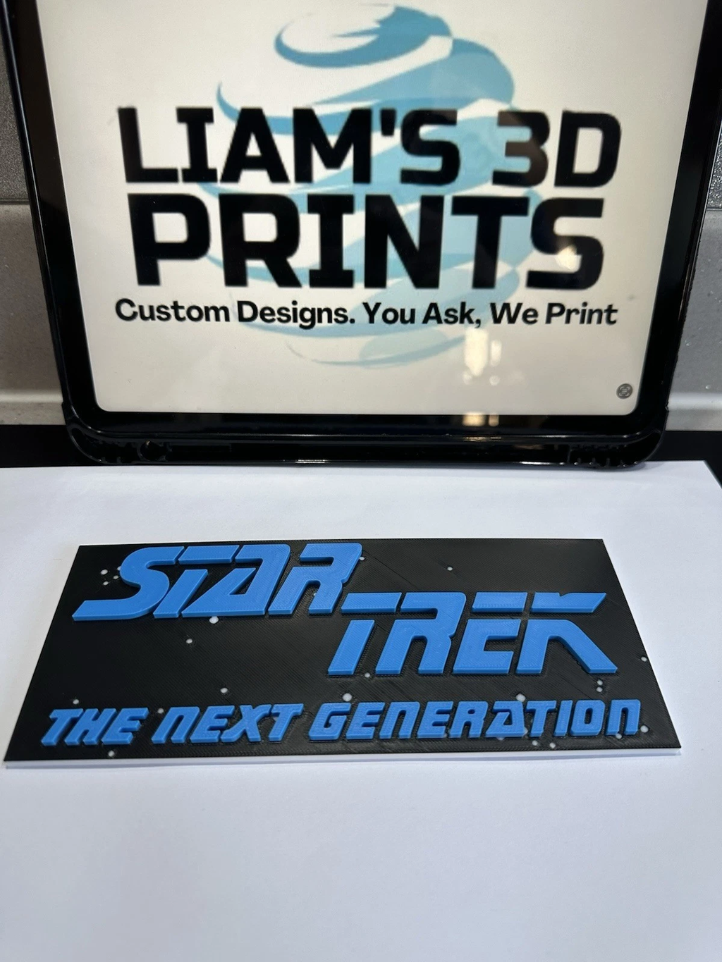 Decorative Star Trek logo Sign Display Wall Room