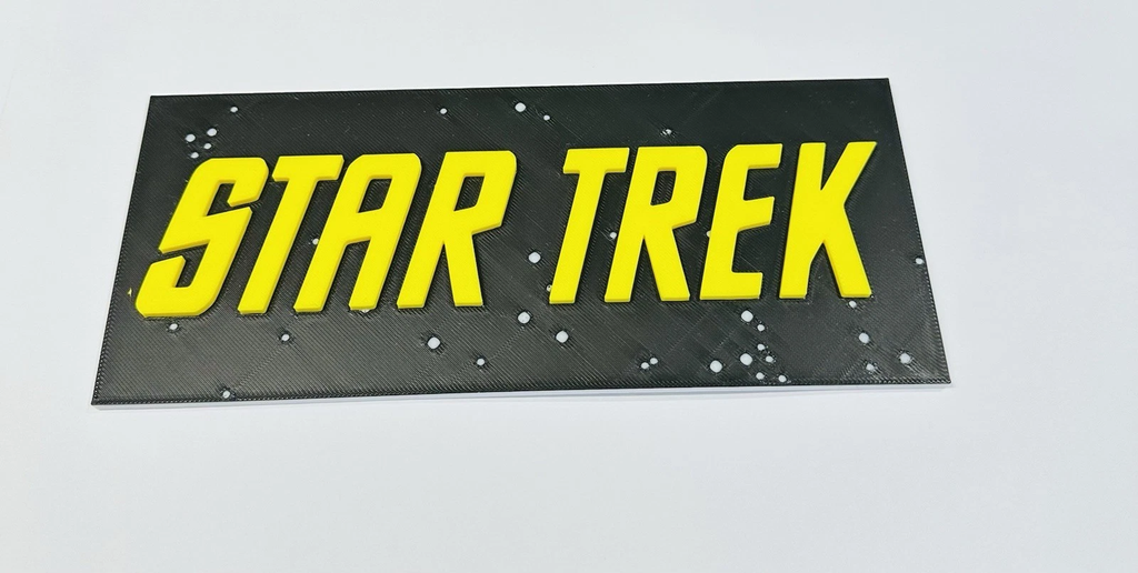 Decorative Star Trek flat logo Sign Display Wall Room