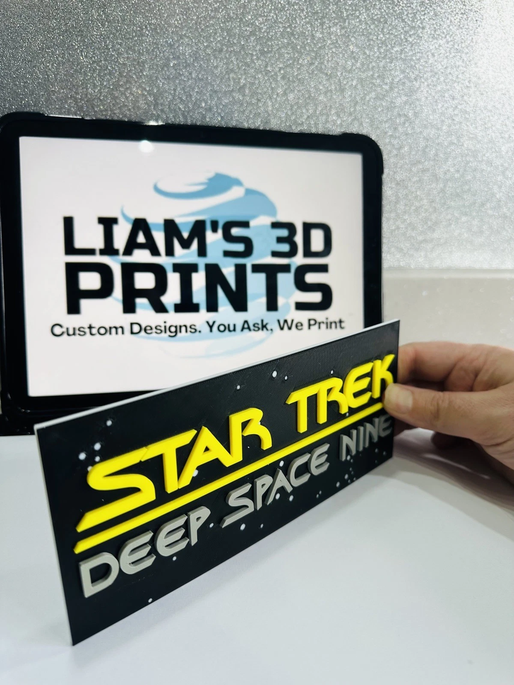Decorative Star Trek deep space nine flat logo Sign Display Wall Room