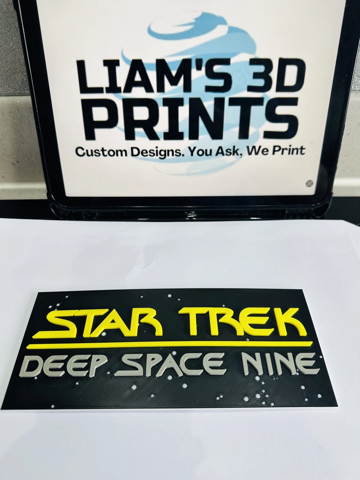 Decorative Star Trek deep space nine flat logo Sign Display Wall Room