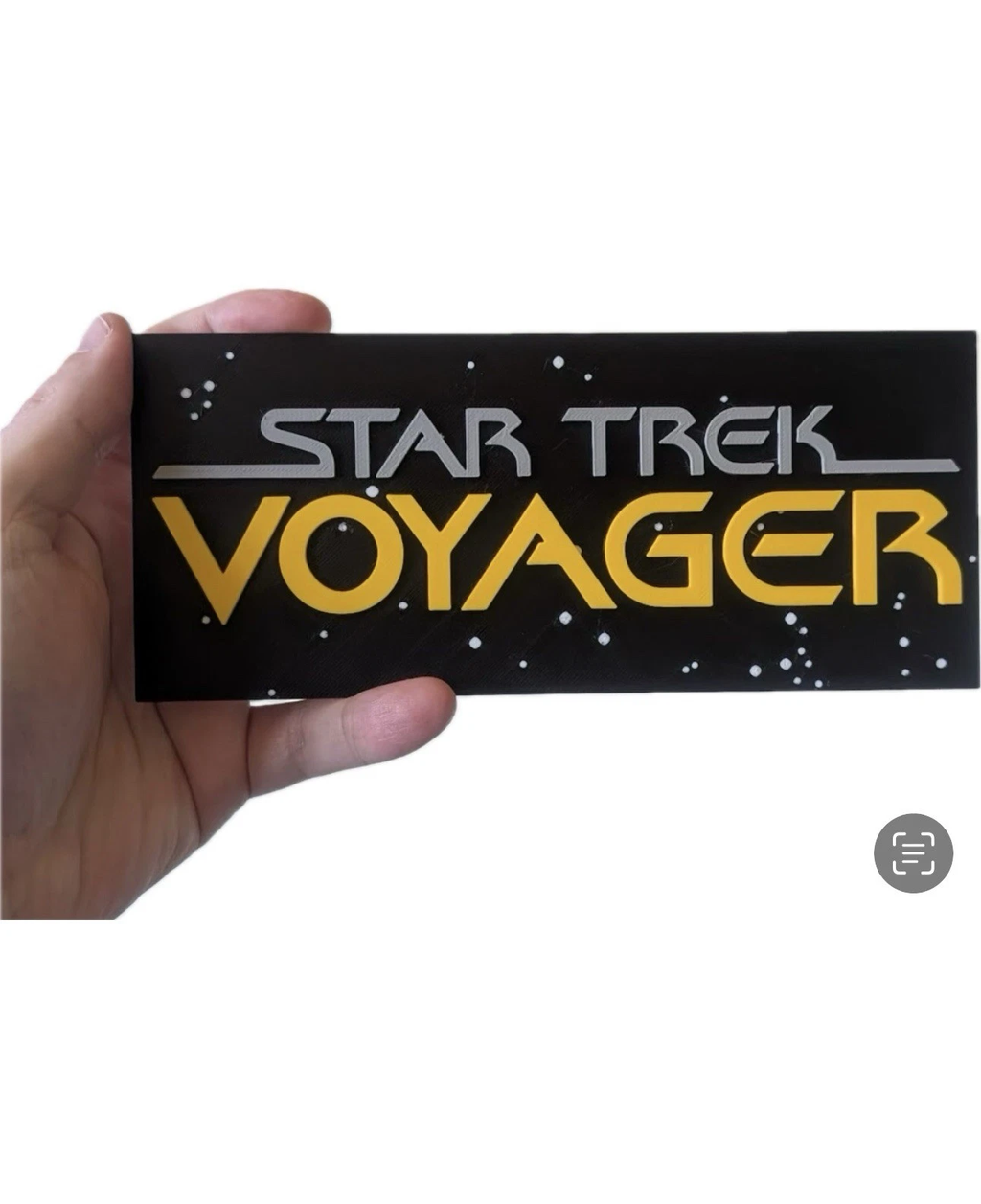 Decorative Star Trek Voyager logo Sign Display Wall Room