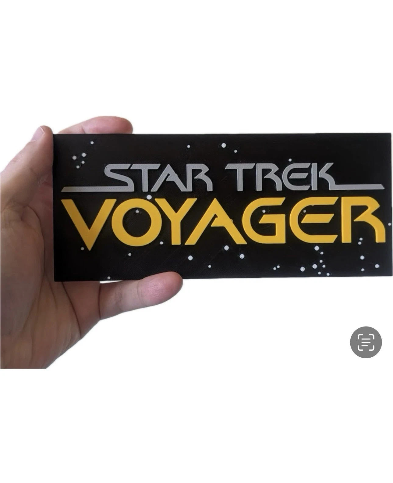 Decorative Star Trek Voyager logo Sign Display Wall Room