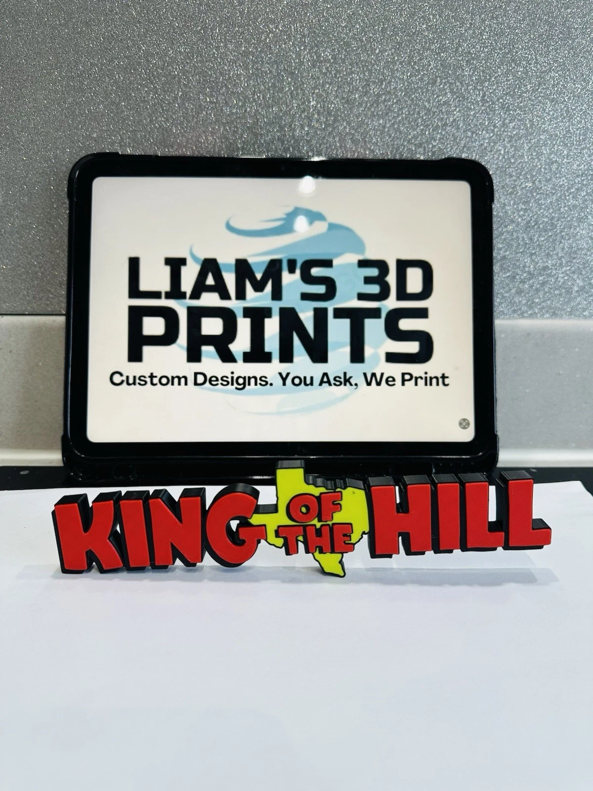 Decorative King of the Hill Tv Film logo Sign Display Pop