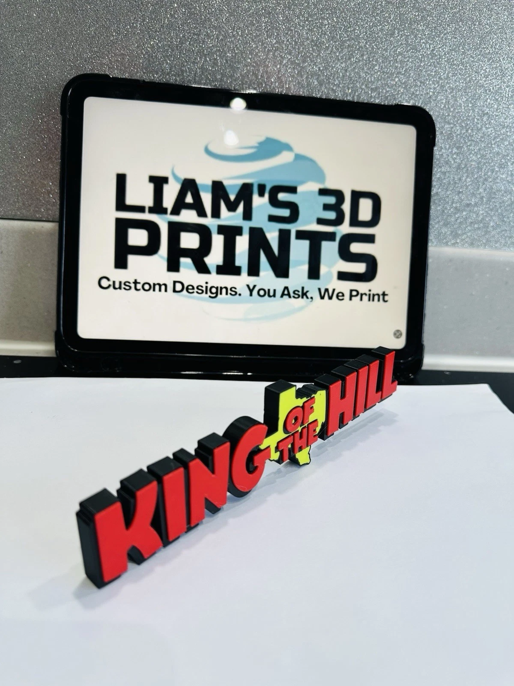 Decorative King of the Hill Tv Film logo Sign Display Pop