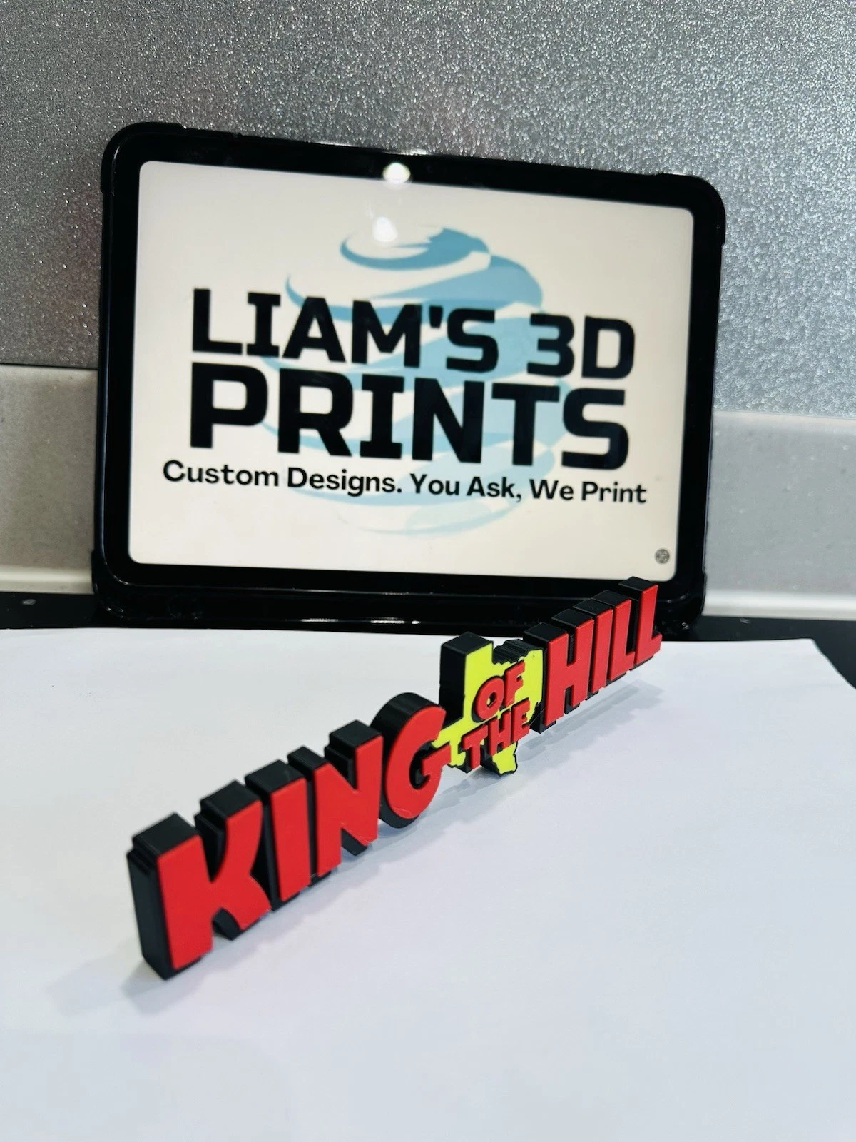Decorative King of the Hill Tv Film logo Sign Display Pop