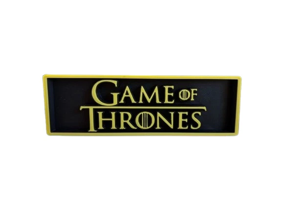 Decorative Game of Thrones Film Logo Sign Display Cinema s 17.5cm L 22cm