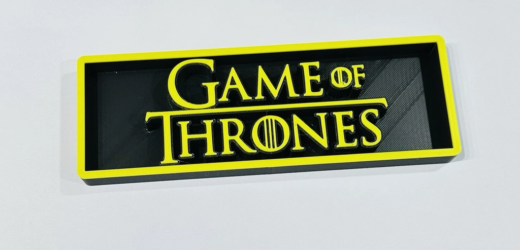 Decorative Game of Thrones Film Logo Sign Display Cinema s 17.5cm L 22cm