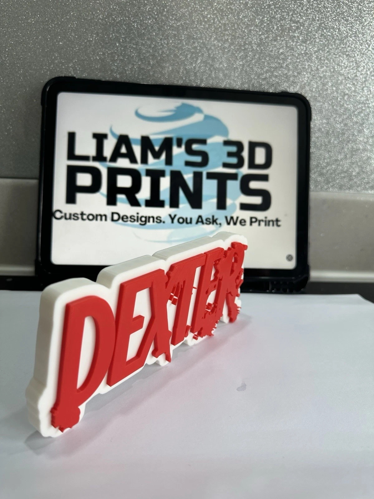 Decorative Dexter Tv Film Room Sign Display Logo Pops