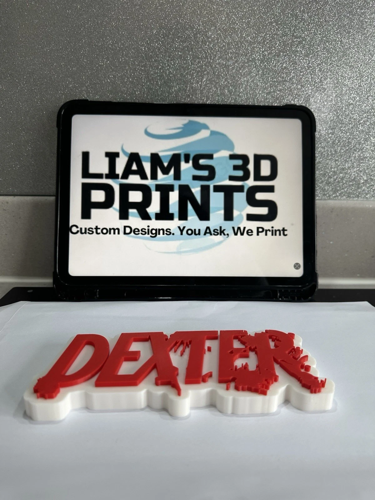 Decorative Dexter Tv Film Room Sign Display Logo Pops