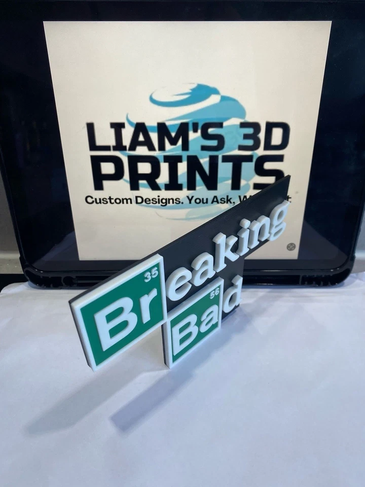 Decorative Breaking Bad logo Sign Display two sizes small 16cm Large 25cm
