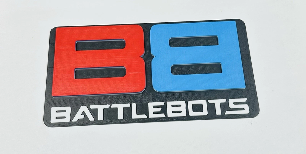 Decorative Battle Bots logo Sign Display Pops Wall Plaque Room TV
