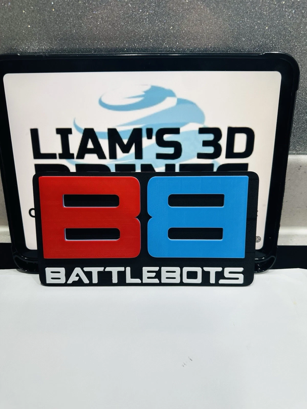 Decorative Battle Bots logo Sign Display Pops Wall Plaque Room TV