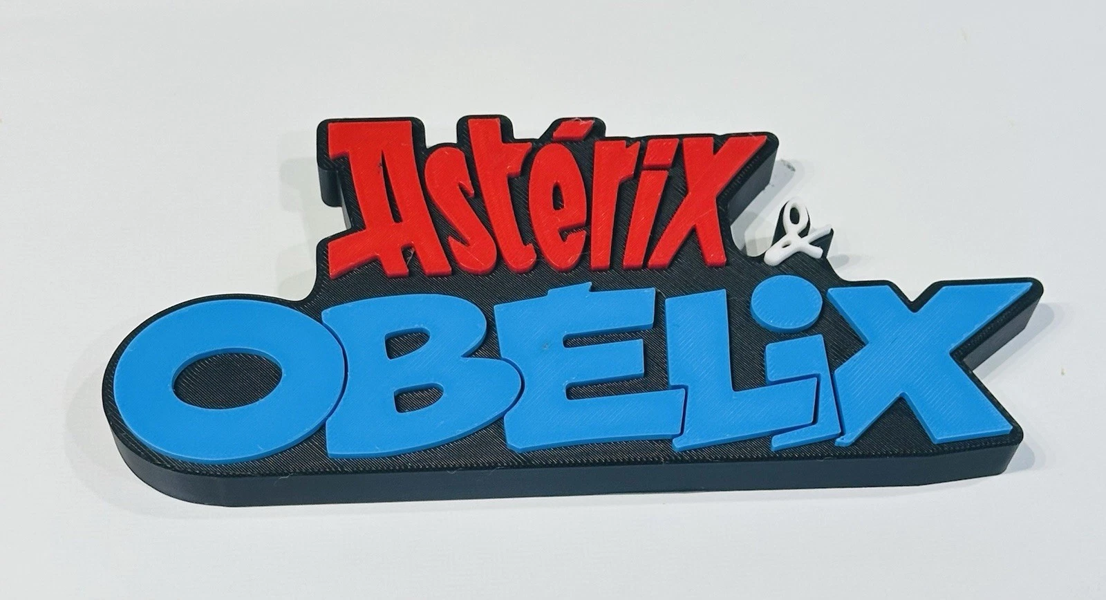 Decorative Asterix & Obelix TV logo Sign Display Pops