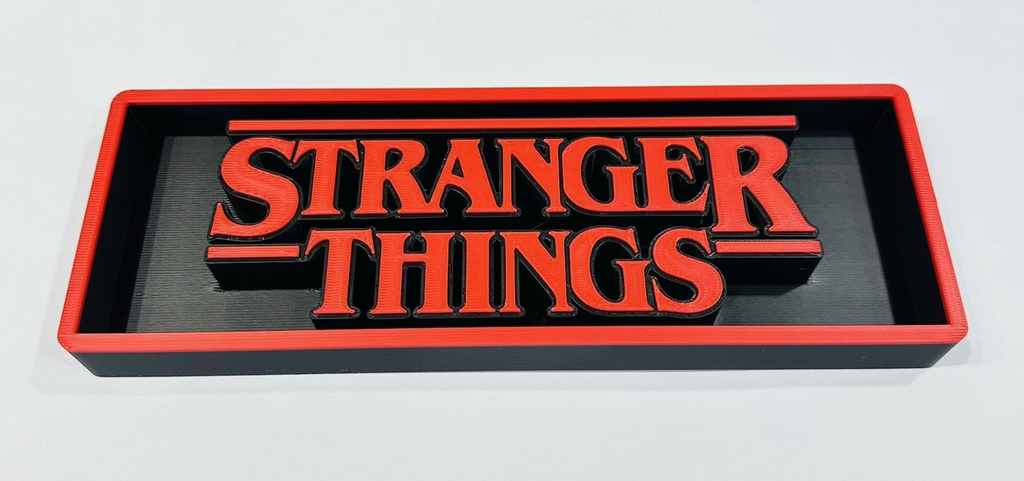 Decorative stranger things pop Logo Sign Display Cinema small 17.5cm Large 22cm