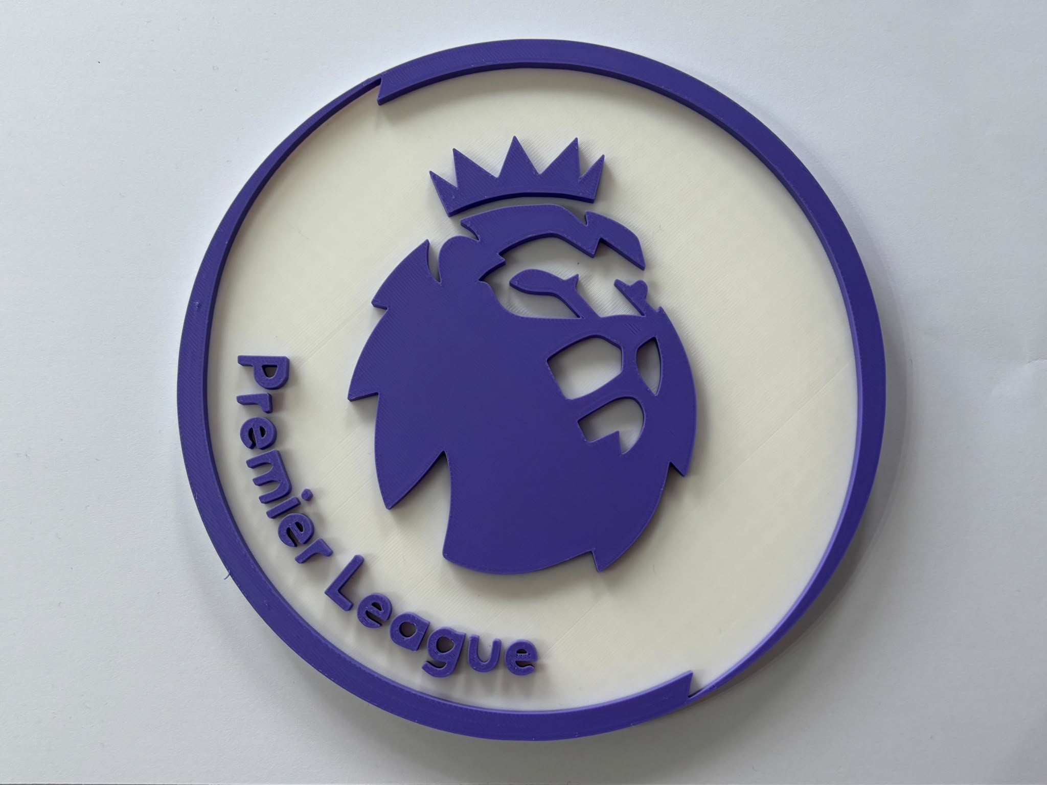 Decorative Premier League Football Logo Room Sign Display