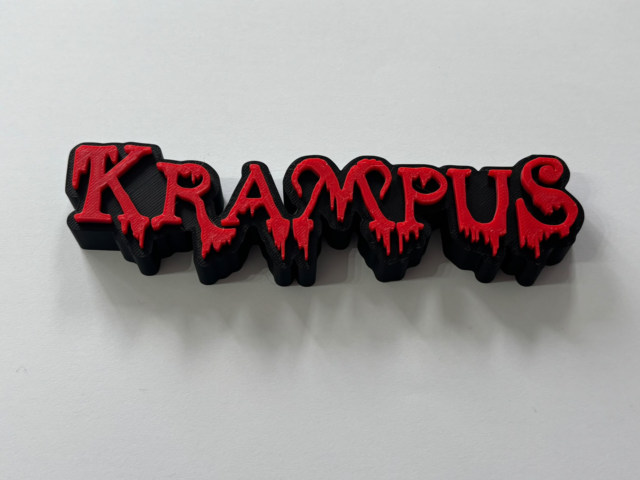Decorative Krampus Film Self Standing logo display pops