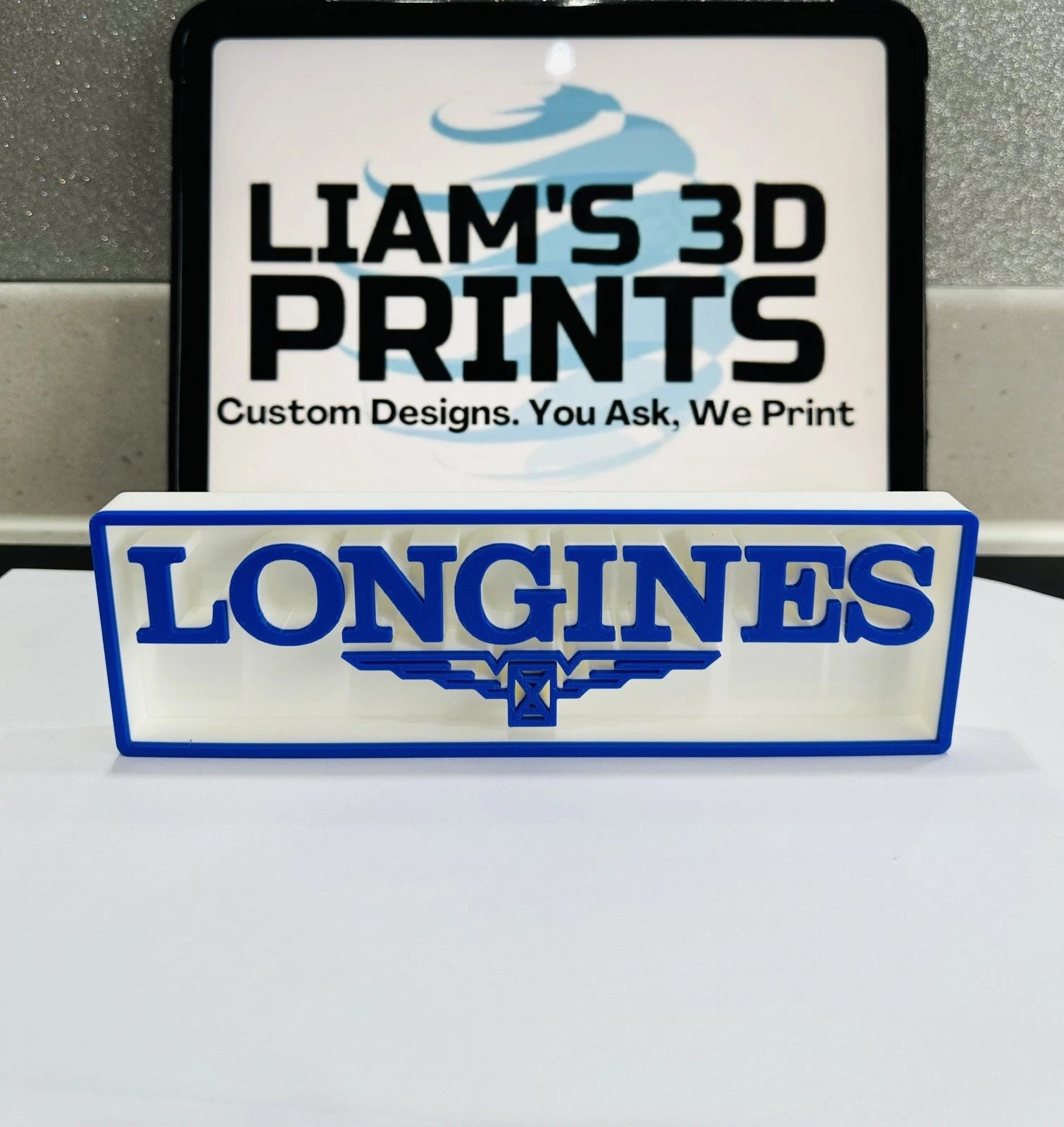 Decorative Longines Watch Brand Logo Sign Display Box Sign
