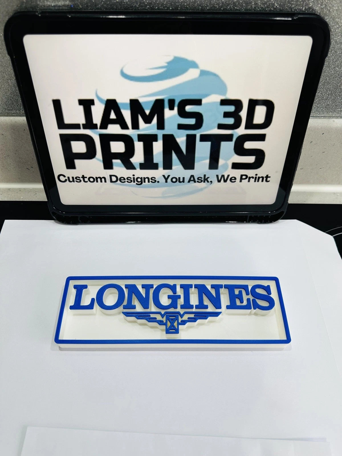 Decorative Longines Watch Brand Logo Sign Display Box Sign