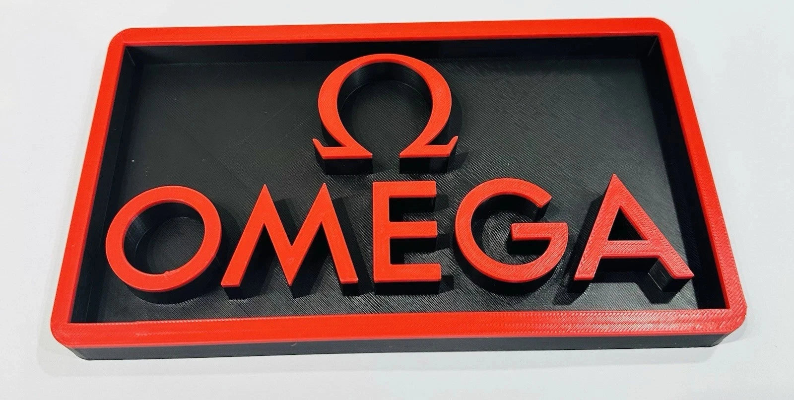 Decorative Omega Watch Brand Logo Sign Display Box Sign