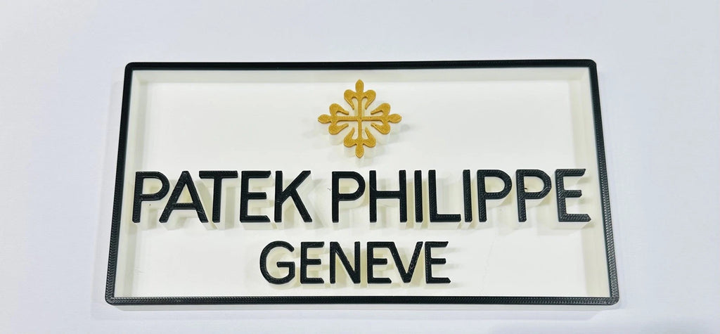 Decorative Patek Phillipe Watch Brand Logo Sign Display Box Sign