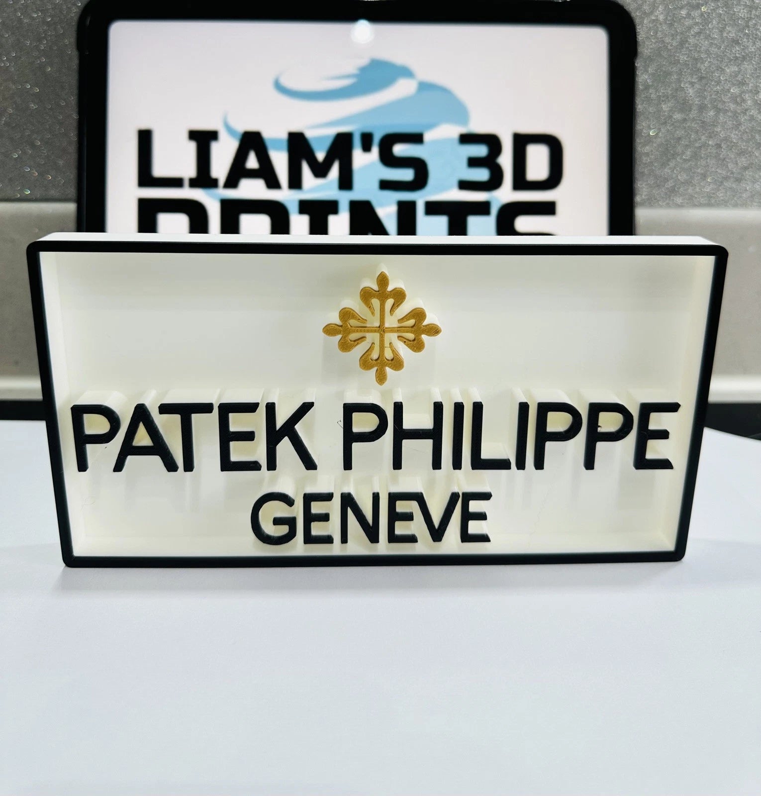 Decorative Patek Phillipe Watch Brand Logo Sign Display Box Sign