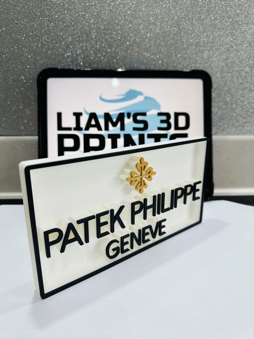 Decorative Patek Phillipe Watch Brand Logo Sign Display Box Sign