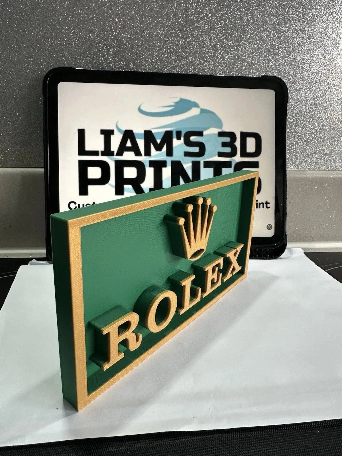 Decorative Rolex Watch Brand Logo Sign Display Box Sign