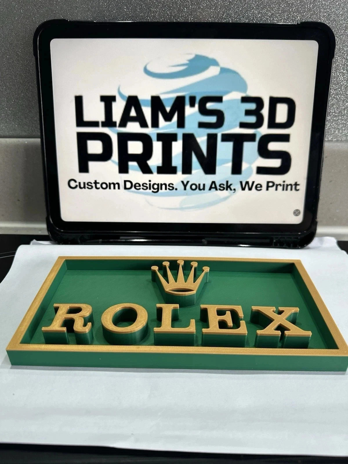Decorative Rolex Watch Brand Logo Sign Display Box Sign