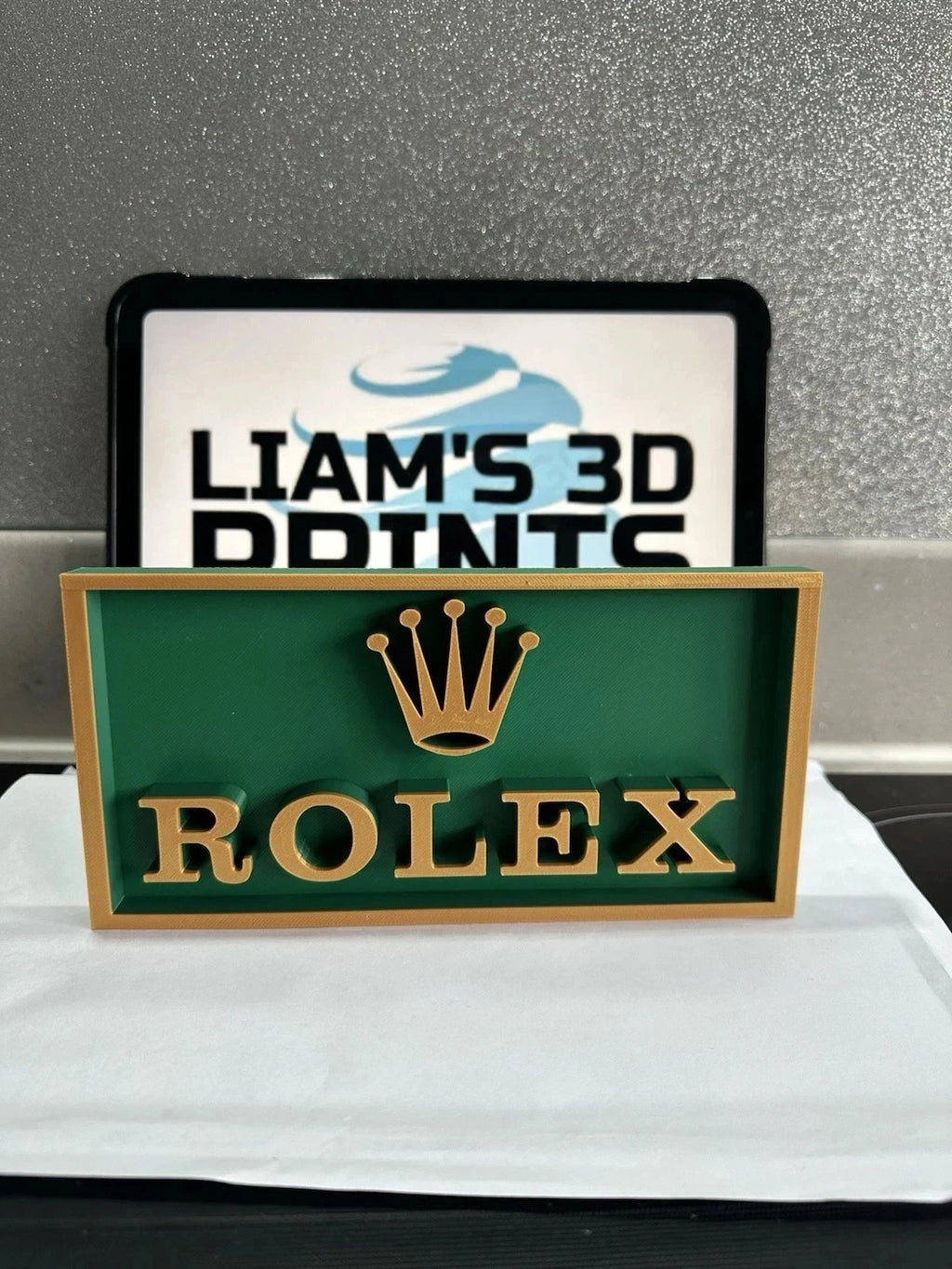 Decorative Rolex Watch Brand Logo Sign Display Box Sign