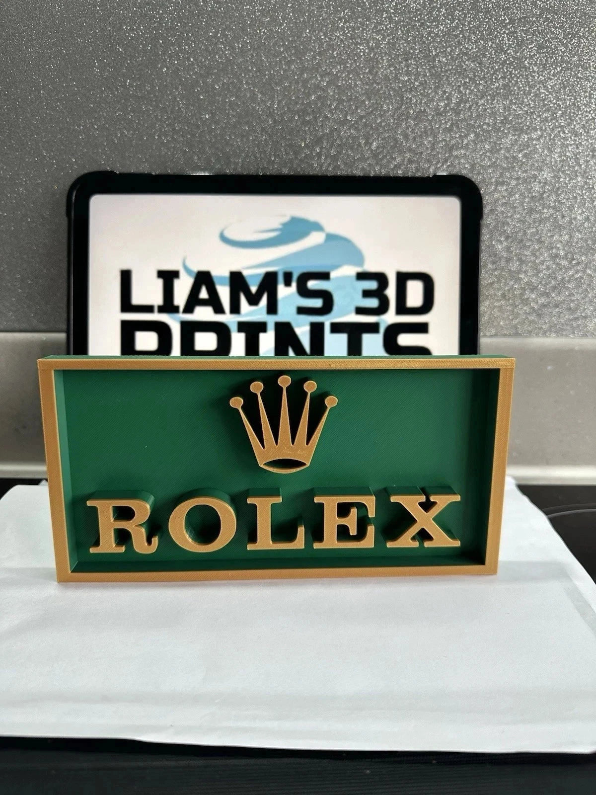 Decorative Rolex Watch Brand Logo Sign Display Box Sign