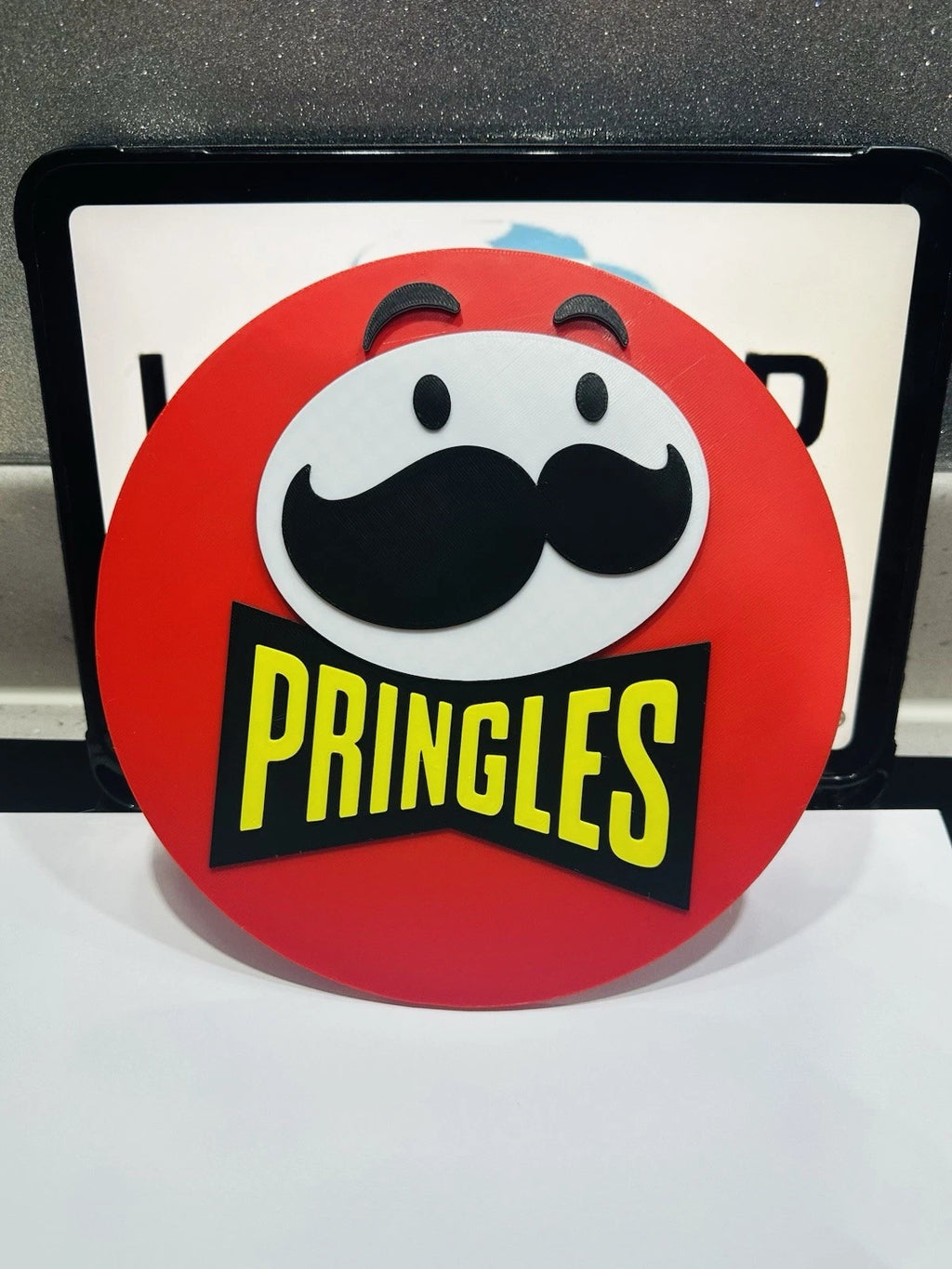 Decorative Pringles Crisp Tube logo Sign Display Wall Mancave Room