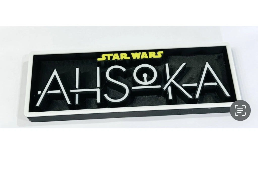 Decorative Disney Star Wars Ahsoka Film Logo Sign Display Cinema S 17.5cm L 22cm
