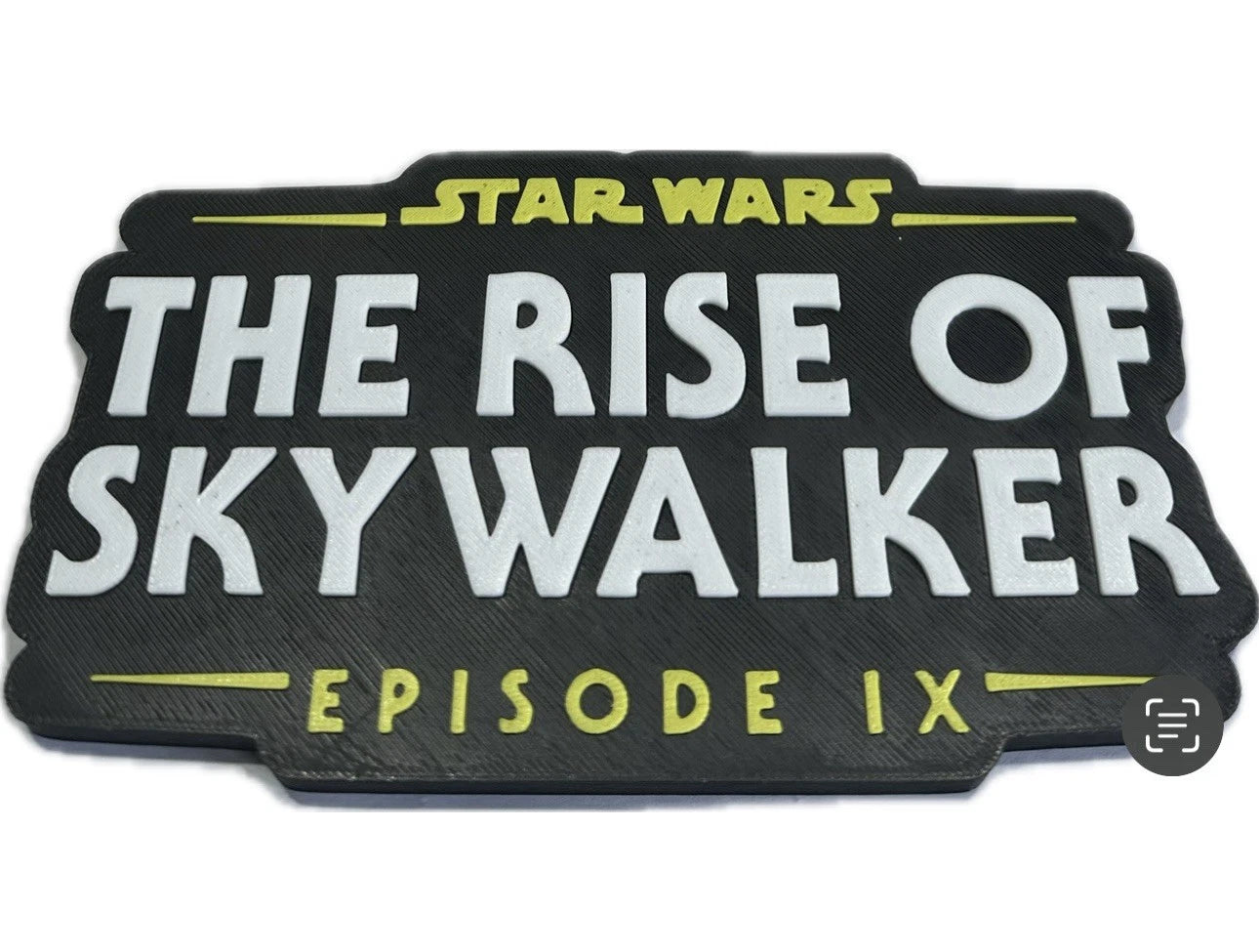 Decorative STAR WARS Rise Of The Skywalker Disney Film Sign logo display pops