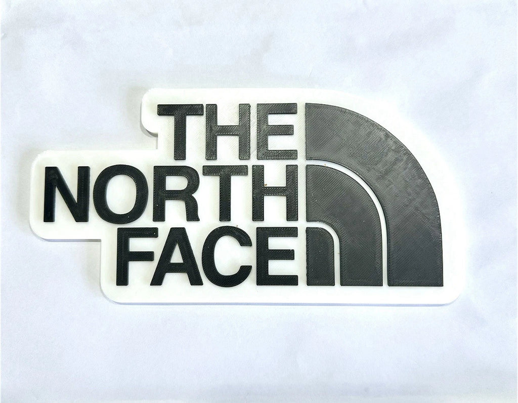 Decorative designer The North Face logo Sign Display Clothing 3D