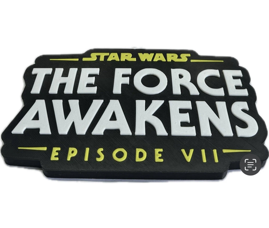 Decorative STAR WARS The Force Awakens Disney Film Sign logo display pops