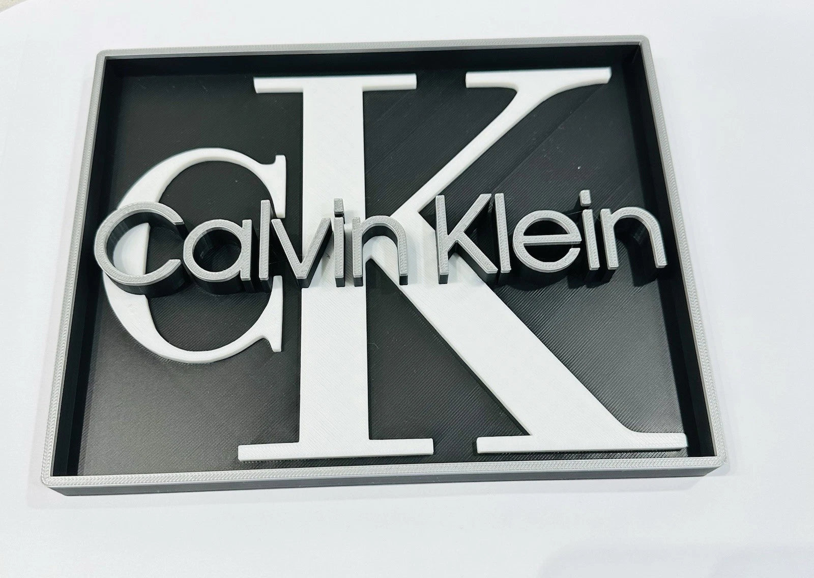 Decorative Designer CK Calvin Klein logo Sign Display Mancave