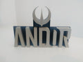 Decorative STAR WARS Andor Disney Series Self Standing Sign logo display pops