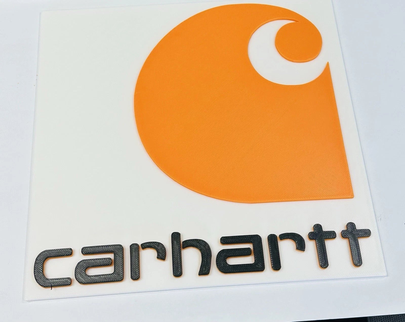 Decorative designer Carhartt logo Sign Display Clothing 3D Wall Plaque
