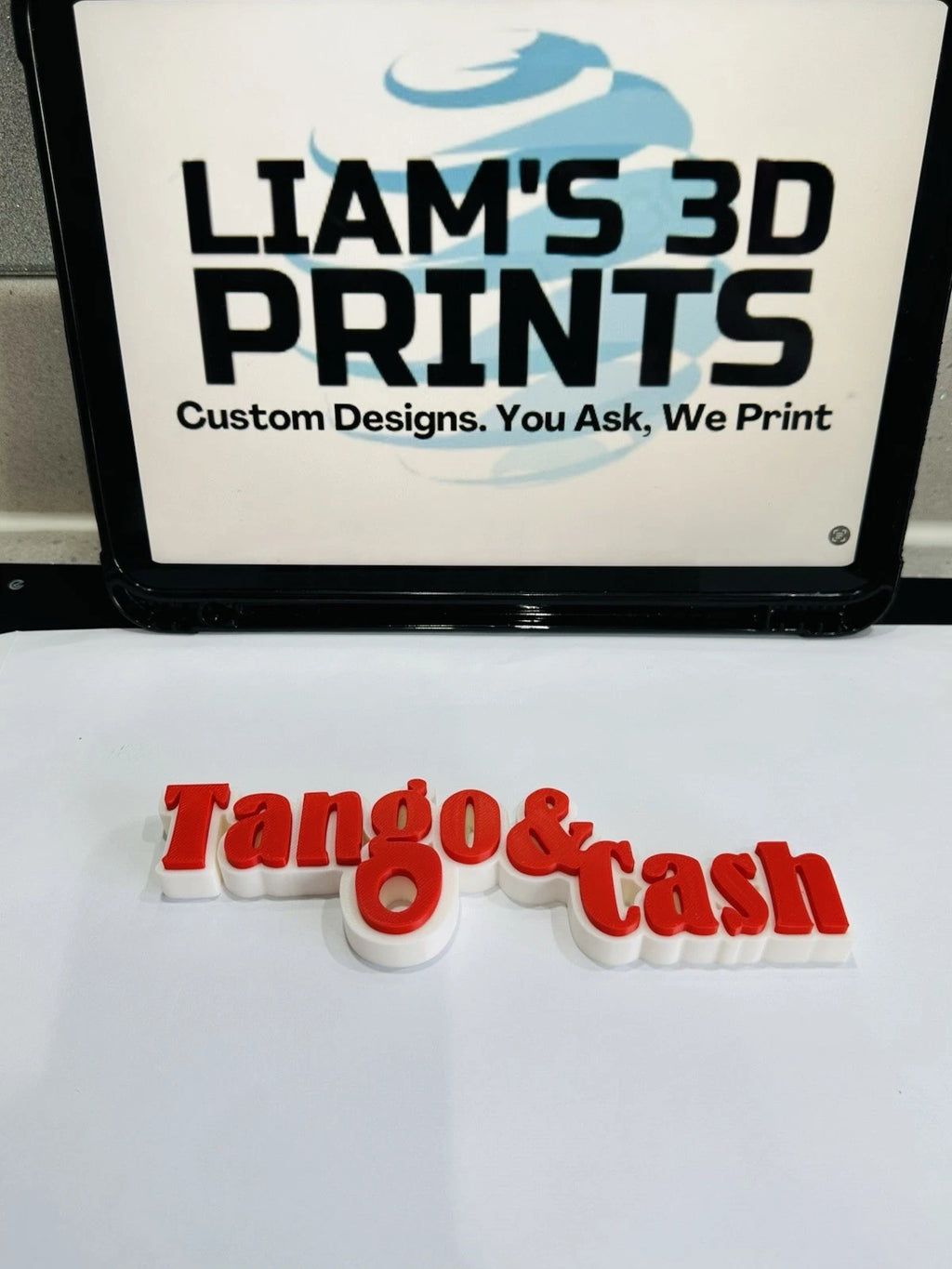 Decorative Tango & Cash Film TV logo Sign Display Pops