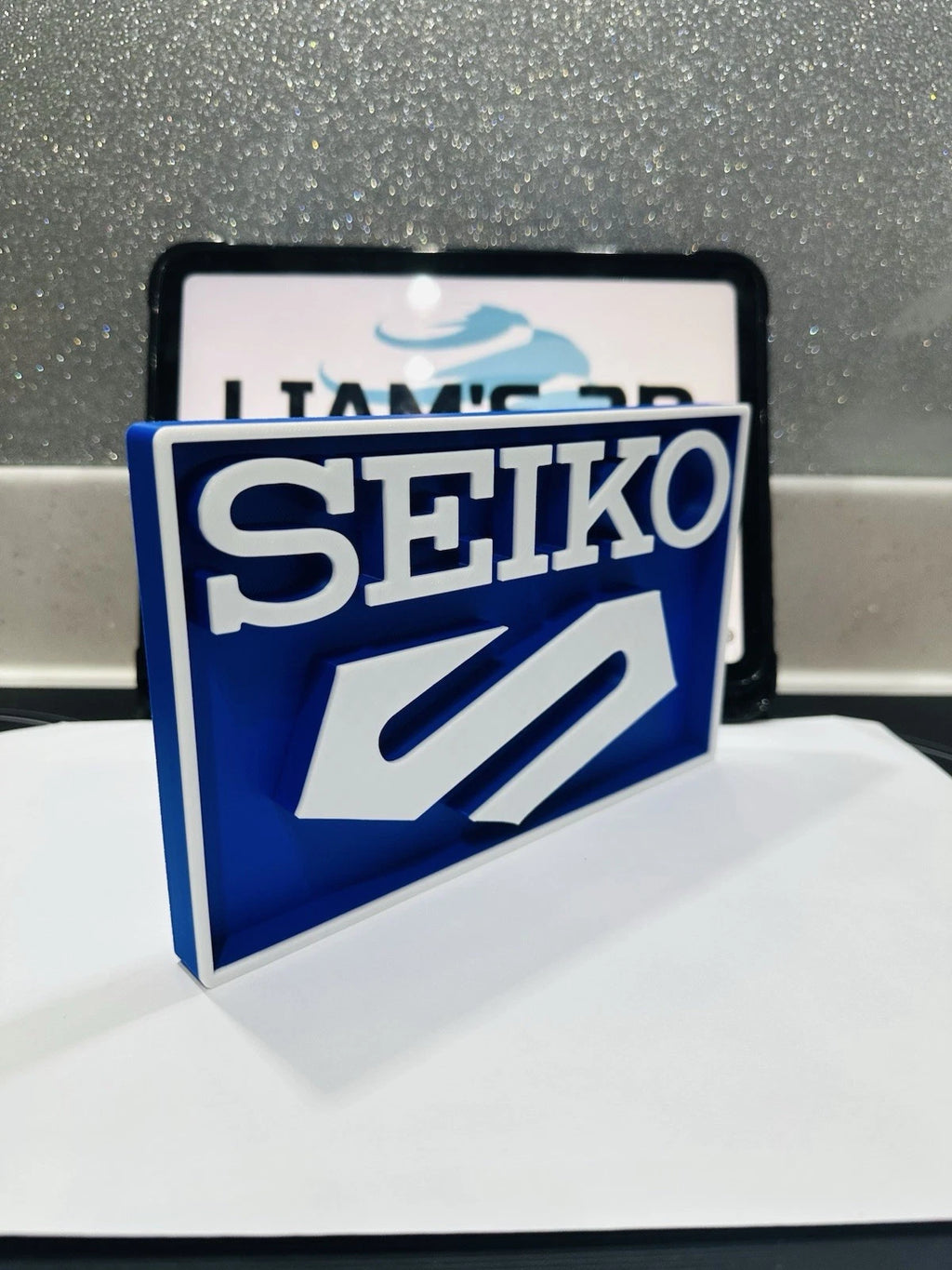 Decorative Seiko Watch Brand Logo Sign Display Box Sign