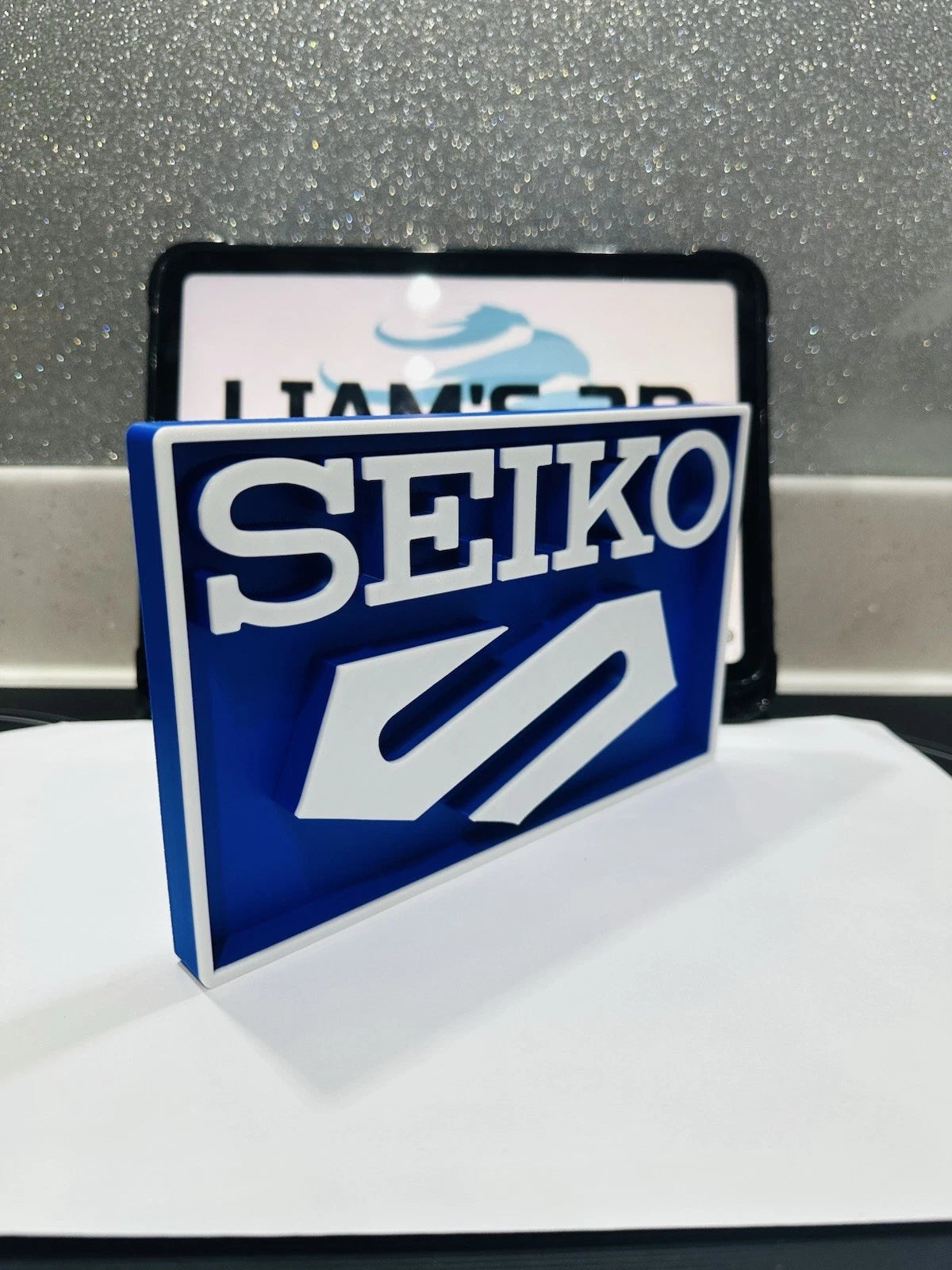 Decorative Seiko Watch Brand Logo Sign Display Box Sign