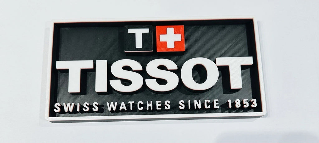 Decorative Tissot Watch Brand Logo Sign Display Box Sign