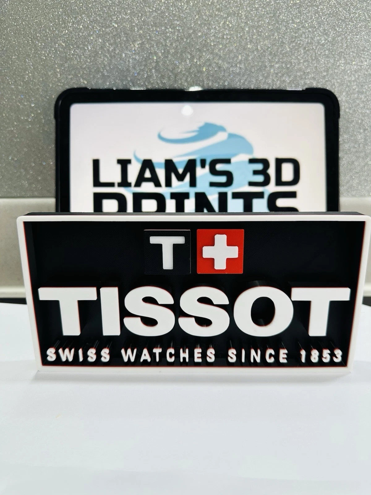 Decorative Tissot Watch Brand Logo Sign Display Box Sign